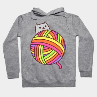 Yarn Ball Cat Hoodie